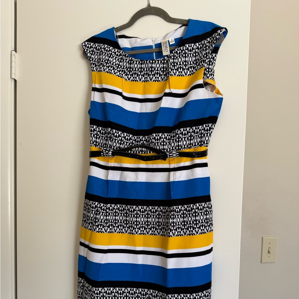 SOHO APPAREL LTD. Bright Dress Womens 12 
Gently worn